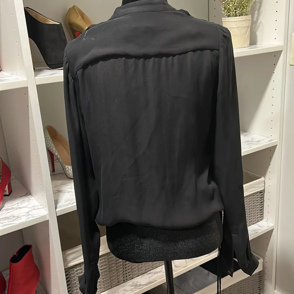 Haute Hippie Black Silk blouse - Picture 4 of 5